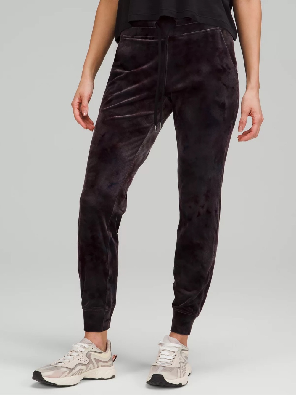 Lululemon Ready to Crush High-Rise Velour Joggers Watercolor Tie Dye